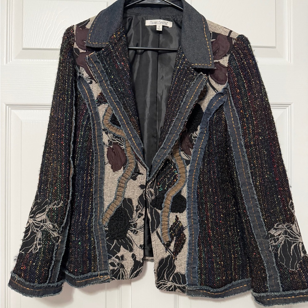 TravelSmith Tapestry Artistic Blazer